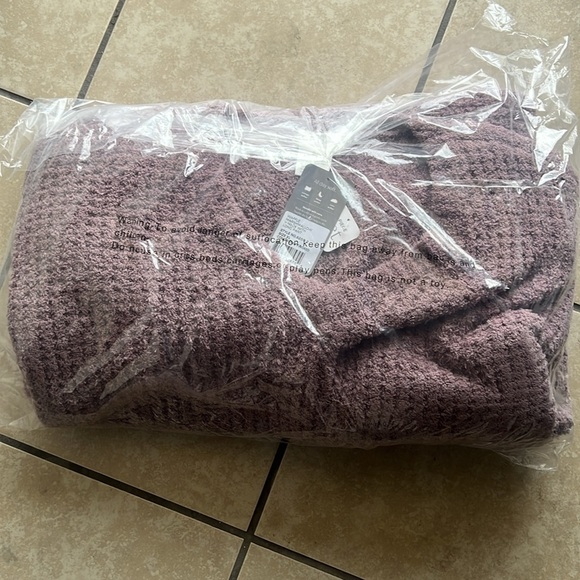 Waffle Marshmallow V-Neck Luxe Lounge Set size Xl in Driftwood NWT SoldOut - Picture 4 of 4